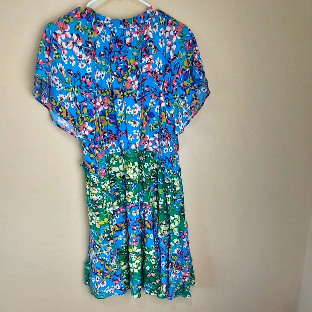 NWT Anthropologie Robin Tiered Floral Mini Dress - Picture 6 of 8